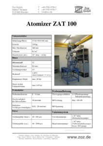 thumbnail of Atomizer ZAT100 (D) 1605